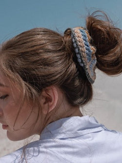 Berta Scrunchy by Vanessa Coscarelli Black