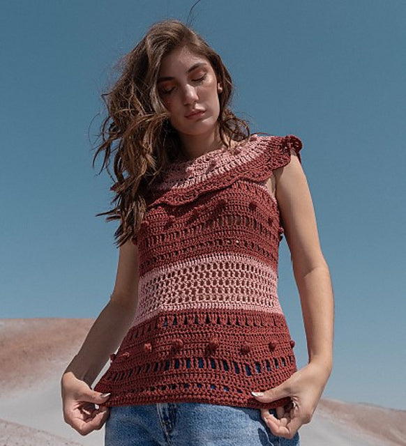Mila Crochet Top by Letizia De Antoniis