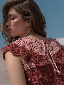 Mila Crochet Top by Letizia De Antoniis