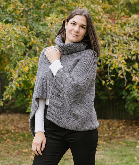 Chunky Seamless Poncho by Churchmouse Yarns & Teas