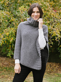Chunky Seamless Poncho by Churchmouse Yarns & Teas