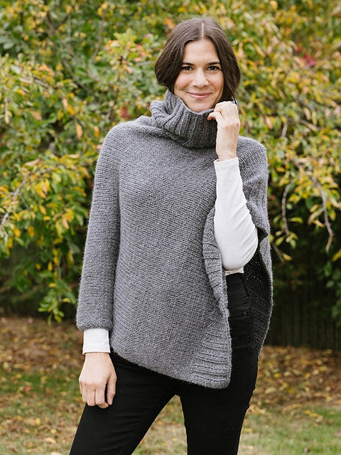 Chunky Seamless Poncho by Churchmouse Yarns & Teas