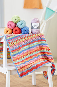 WYS Bo Peep Luxury DK Carousel Crochet Baby Blanket Kit