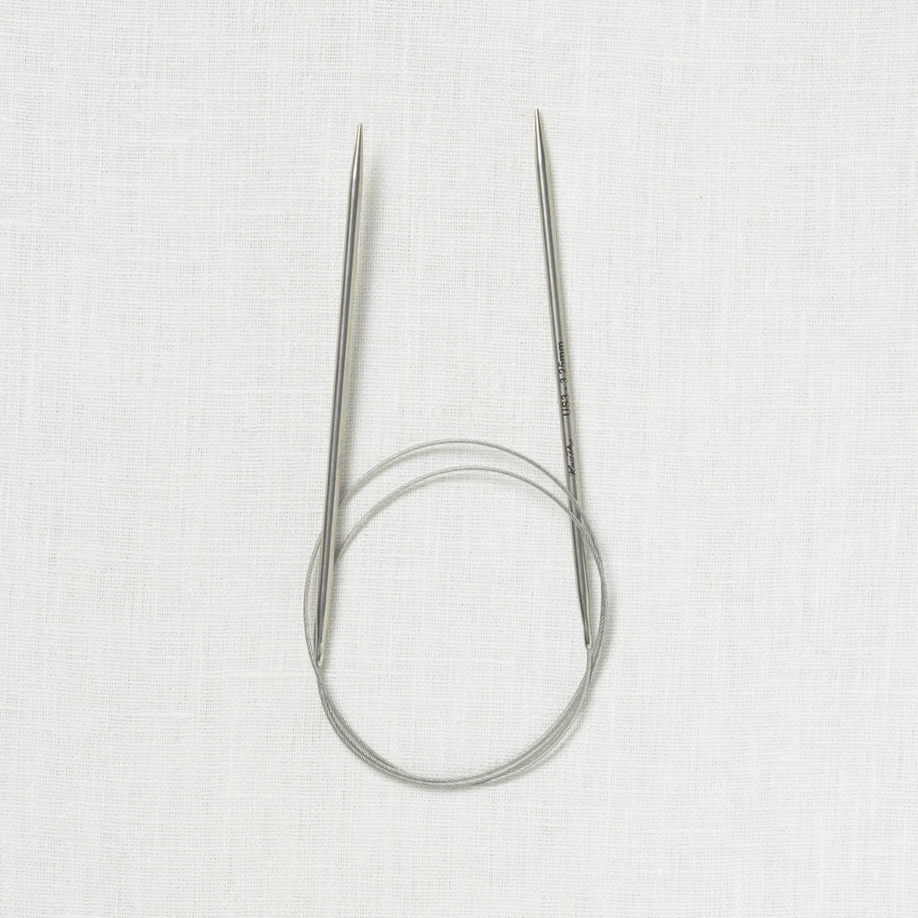 KnitPro Stelo Stainless Steel Lace Fixed Circular Needles 32"