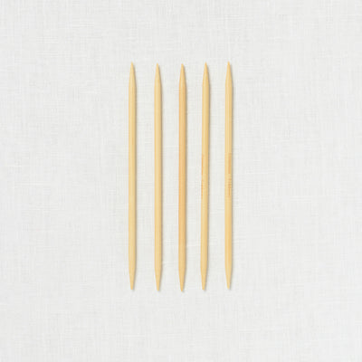 ChiaoGoo Natural Bamboo Double Point 6"