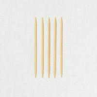 ChiaoGoo Natural Bamboo Double Point 6"