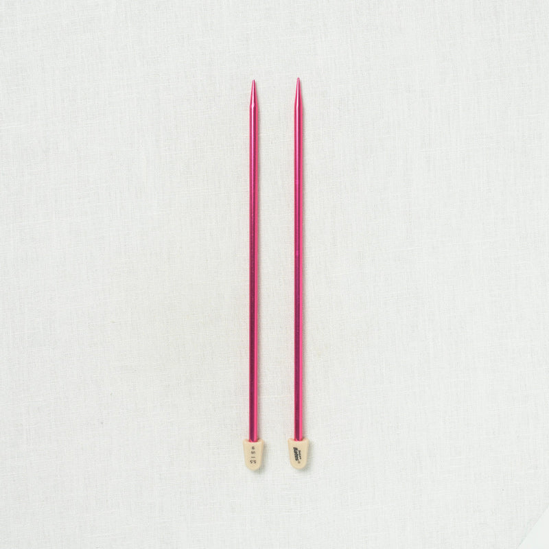 Susan Bates Silvalume Single Point Knitting Needles 10" (Discontinued)