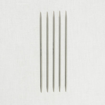 KnitPro Stelo Stainless Steel Double Point 8"