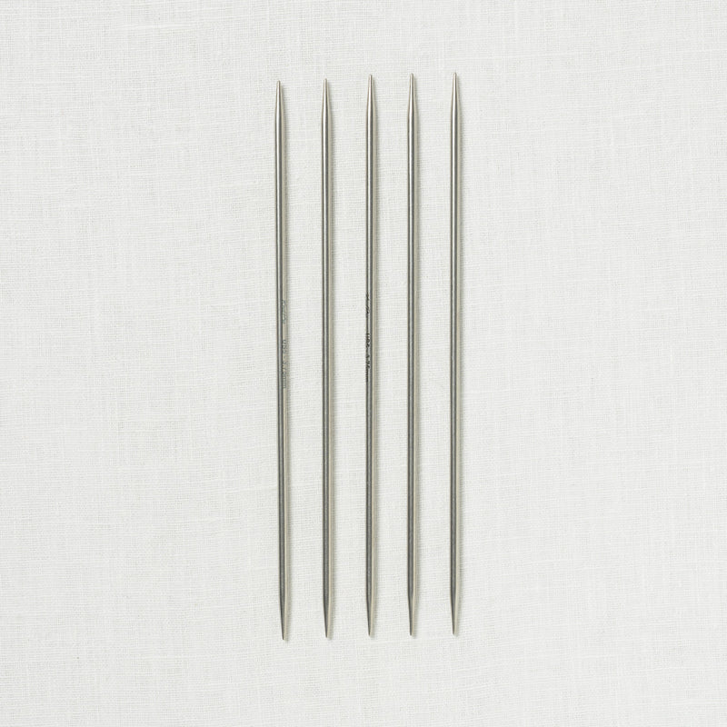 KnitPro Stelo Stainless Steel Double Point 8"