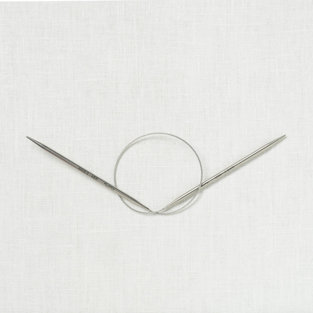 KnitPro Stelo Stainless Steel Lace Fixed Circular Needles 16"