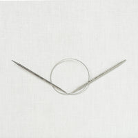 KnitPro Stelo Stainless Steel Lace Fixed Circular Needles 16"