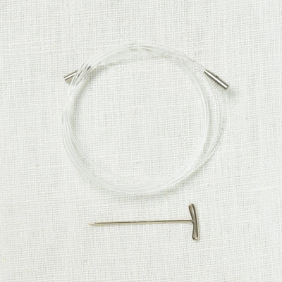 ChiaoGoo Spin Nylon Interchangeable Cable, Small (fits US 2-8 needles) (Limited Edition)