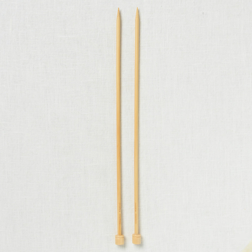 ChiaoGoo Natural Bamboo Single Point 12"