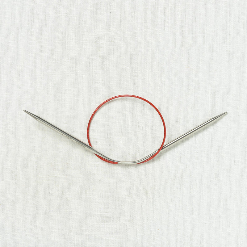 ChiaoGoo Red Stainless Steel Fixed Circular 16"