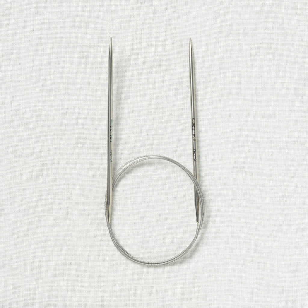 KnitPro Stelo Stainless Steel Lace Fixed Circular Needles 40"