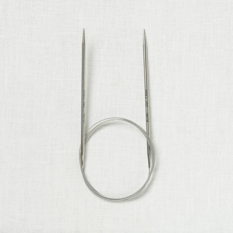 KnitPro Stelo Stainless Steel Lace Fixed Circular Needles 40"