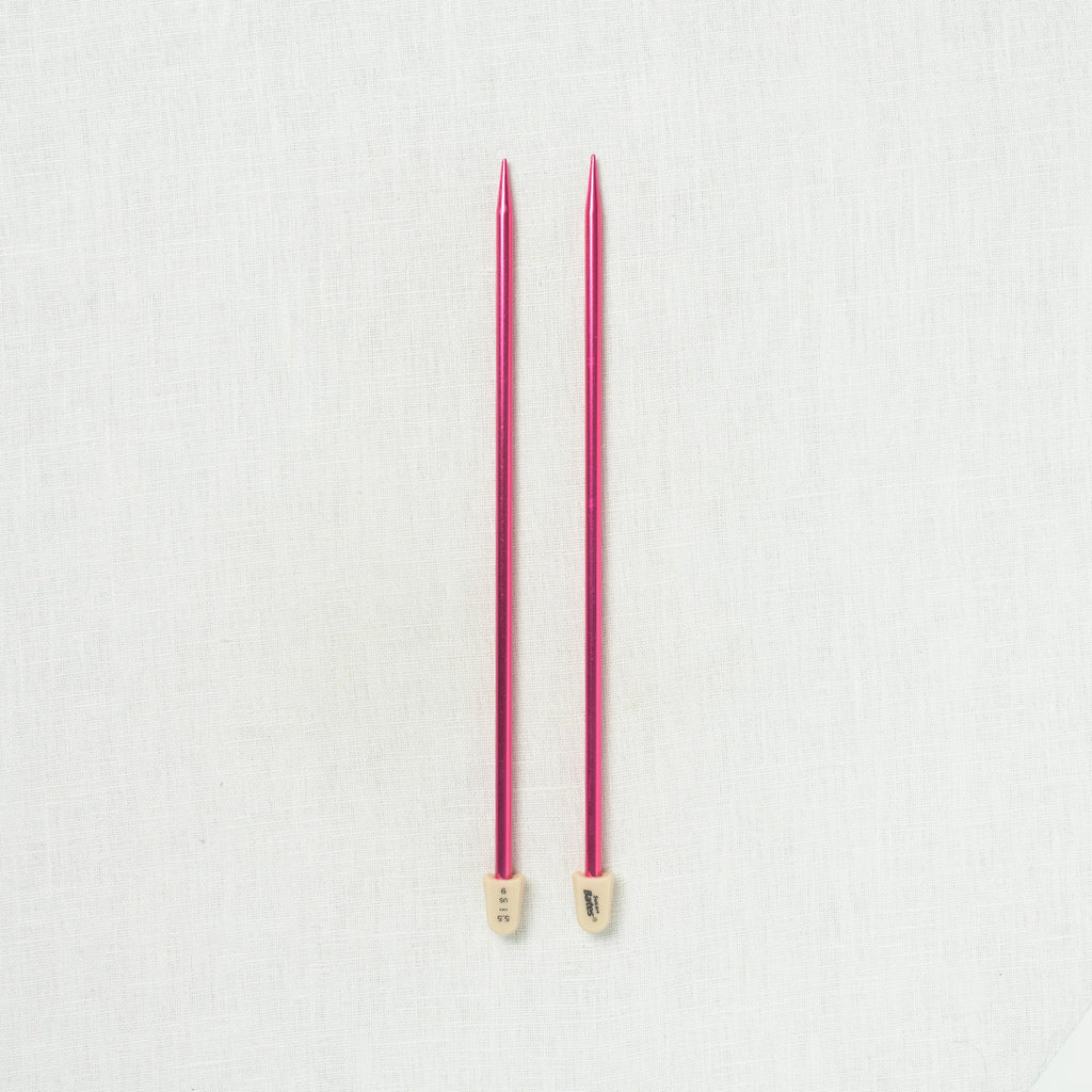 Susan Bates Silvalume Single Point Knitting Needles 10" (Discontinued)