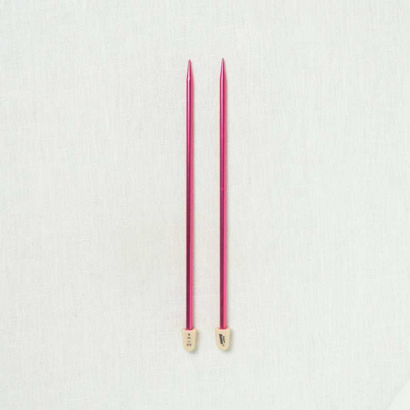 Susan Bates Silvalume Single Point Knitting Needles 10" (Discontinued)