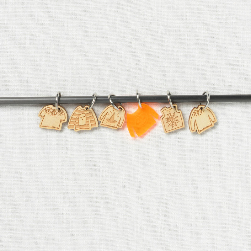 Katrinkles Spooky Sweater Stitch Marker Set, 6 ct.