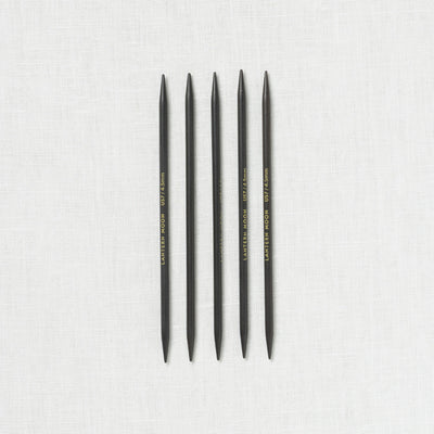 Lantern Moon Ebony Double Point 6"