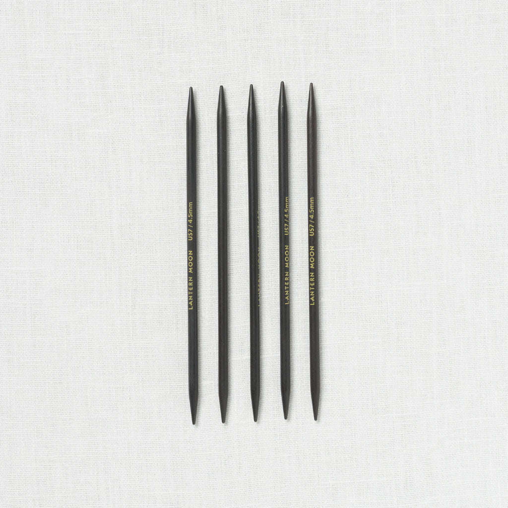 Lantern Moon Ebony Double Point 6"