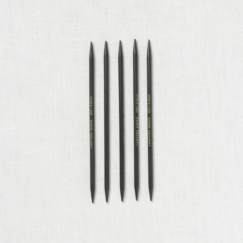 Lantern Moon Ebony Double Point 6"