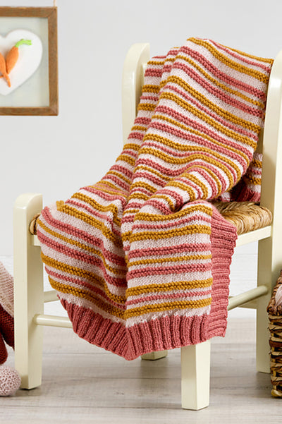 WYS Bo Peep Luxury DK Bambi Knitted Baby Blanket Kit