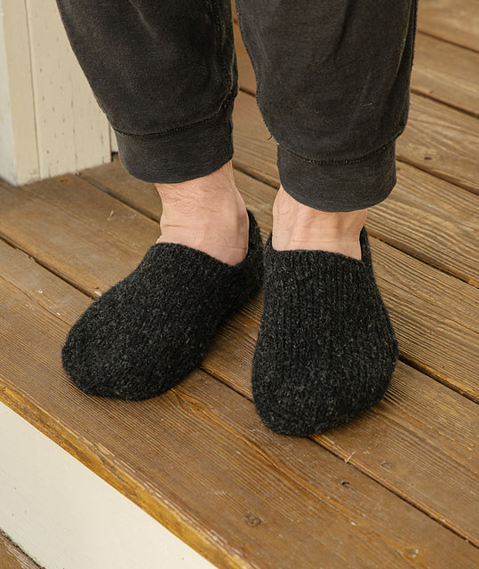 Cozy Slipper Socks by Churchmouse Yarns and Teas