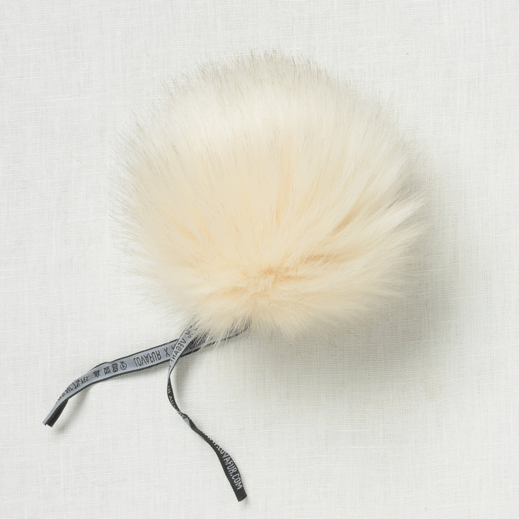 Lovafur Luxe Faux Fur Pom Cream Fox