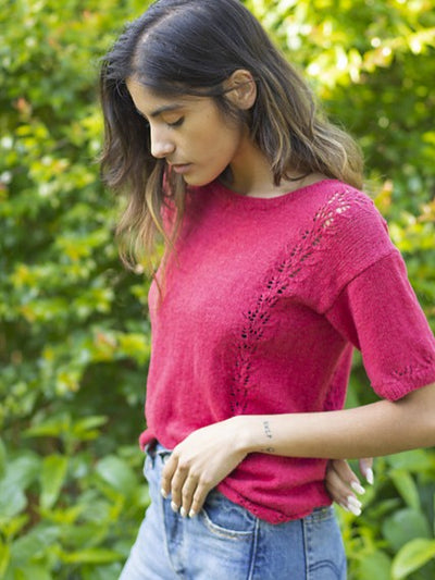 Crimson Tee by Aubrey P Busek