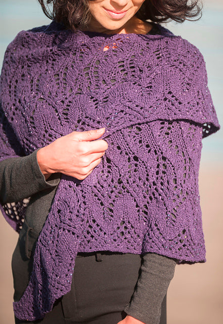 Flame Tree Shawl by Padma R