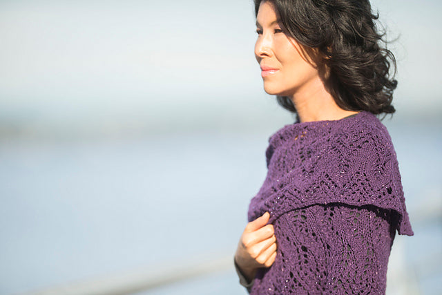 Flame Tree Shawl by Padma R