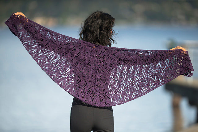 Flame Tree Shawl by Padma R