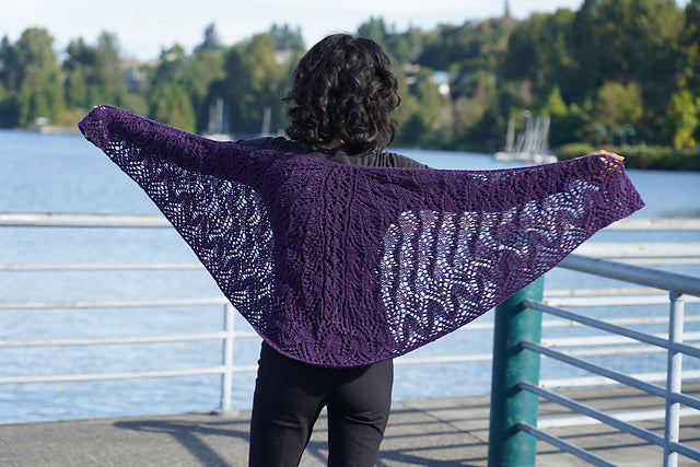 Flame Tree Shawl by Padma R