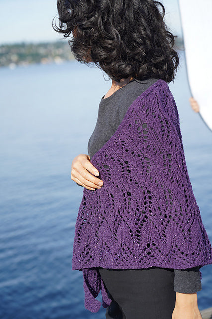 Flame Tree Shawl by Padma R