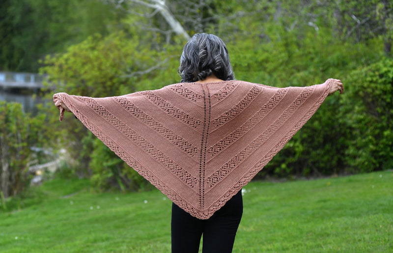 Night and Day Shawl by Shannon Dunbabin