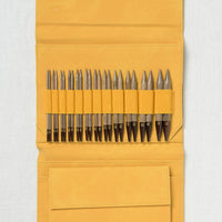 Lykke Umber 5" Interchangeable Circular Needle Set, Dandelion Denim Case