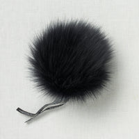 Lovafur Luxe Faux Fur Pom Dark Blue Fox