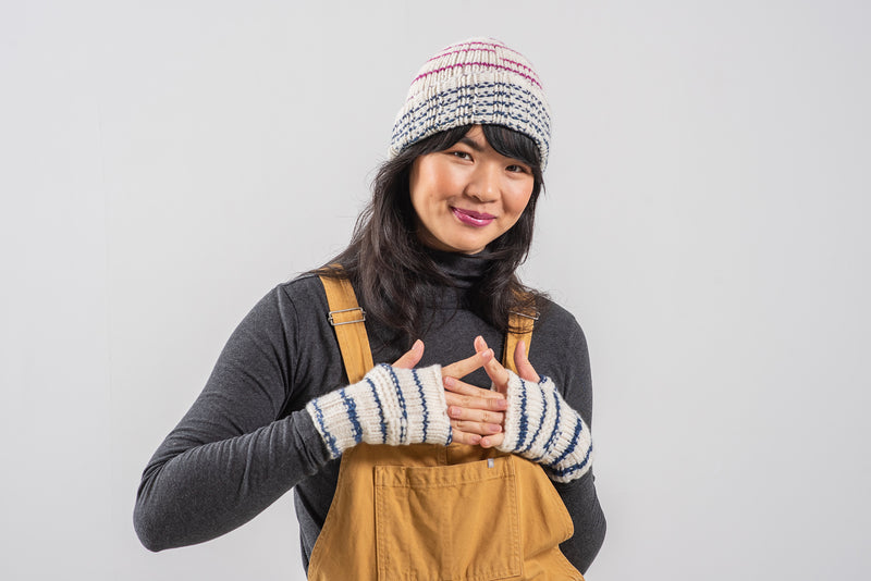 Ciel Hat and Mitts by Berroco Design Team