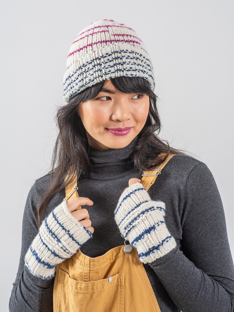 Ciel Hat and Mitts by Berroco Design Team