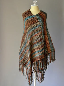 Double Cable Poncho by Universal Yarn