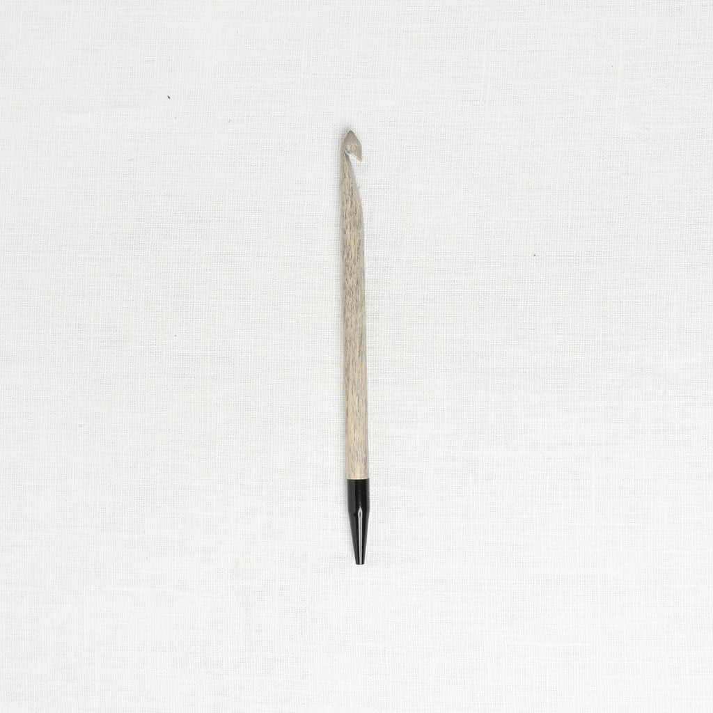 Lykke Driftwood 6" Interchangeable Crochet Hook Set, Grey Denim Case