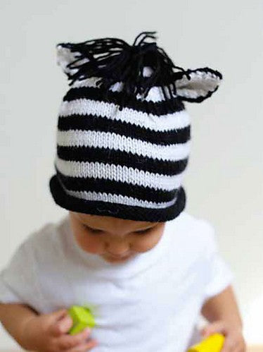 Zebra Beanie by Ella Rae