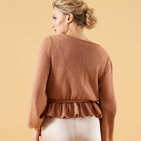Charlotte Ruffle Wrap Top by Chloe Birch