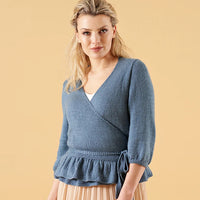 Charlotte Ruffle Wrap Top by Chloe Birch