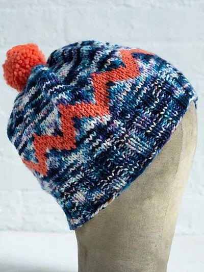 Carlito Marron Hat by Fairmount Fibers Design Team