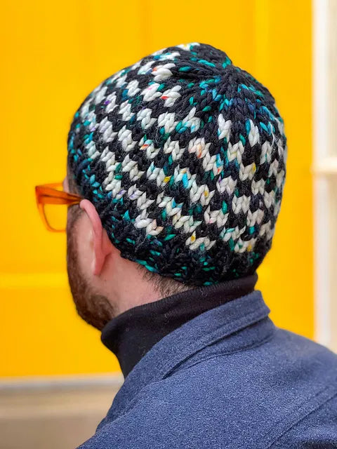 Check Check Hats + Cowl by Sarah E. Chapman