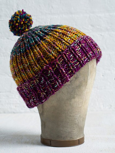 Simple Ribbed Hat by Fairmount Fibers Design Team