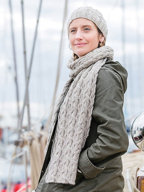 Fair Winds Beanie & Scarf by Churchmouse Yarns and Teas