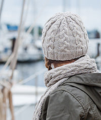 Fair Winds Beanie & Scarf by Churchmouse Yarns and Teas